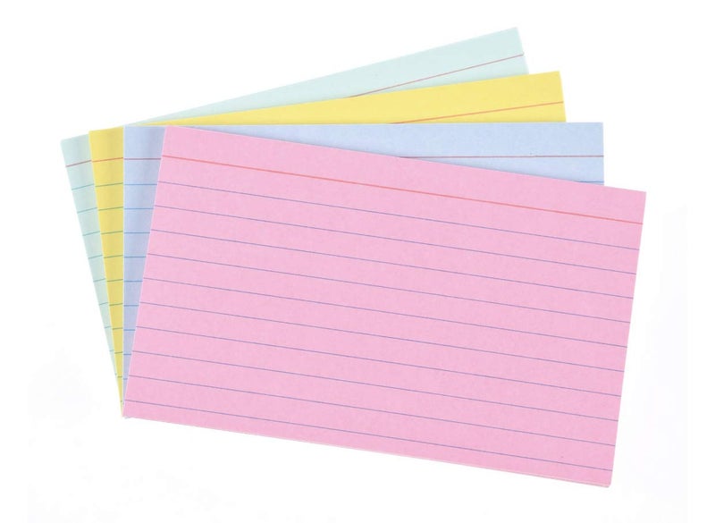 PenGear Pen + Gear Ruled Index Cards, Pastel, 3 in x 5 in, 100 Count - Image 3